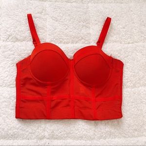 Women’s Push-up Corset Crop Top